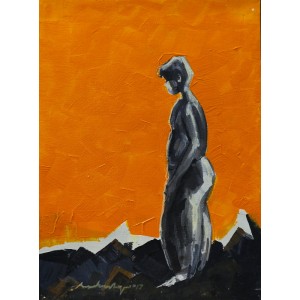 Arsalan Naqvi, 12 x 16 Inch, Acrylic on Canvas, Figurative Painting, AC-ARN-080
